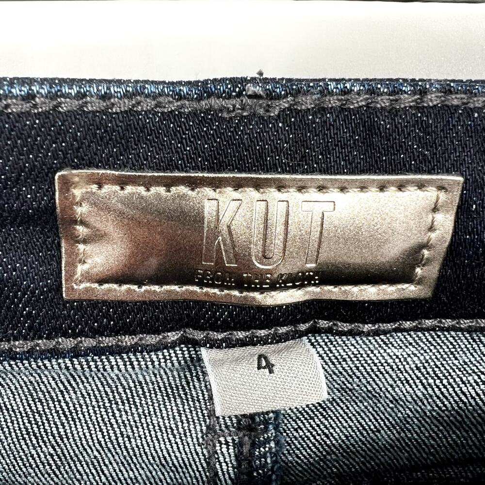 KUT FROM THE KLOTH Womens Charlotte Wide Leg Jeans Size 4 Blue Distinguished NWT - Picture 9 of 12